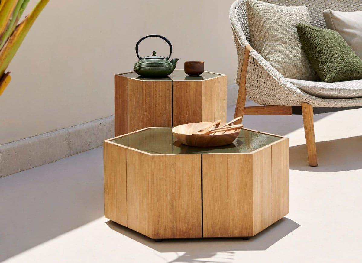 Hexagon Low Tables - Outdoor Furniture