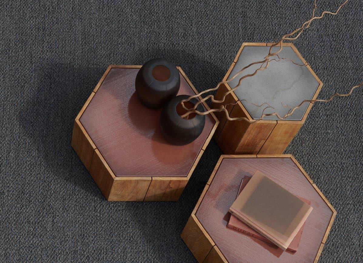 Hexagon Low Tables - Outdoor Furniture