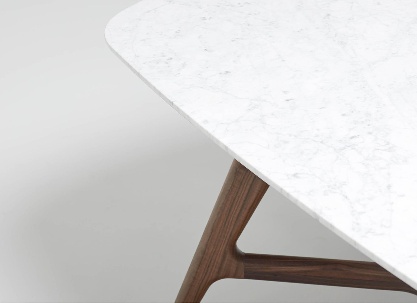 Johanna Elliptical Marble Table - Indoor Furniture