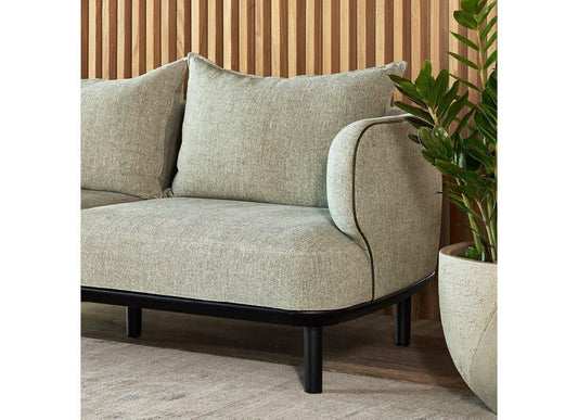 Johanna Sofa in Belgian Linen Fern