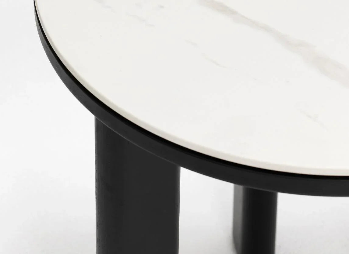 Otway Round Coffee Tables Porcelain - Indoor Furniture