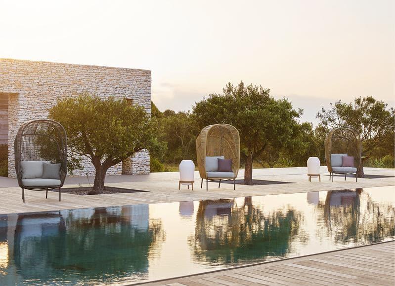 RILLY Cocoon Chair & Footstool 50% Off - Outdoor Furniture