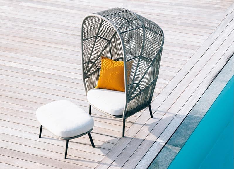 RILLY Cocoon Chair & Footstool 50% Off - Outdoor Furniture
