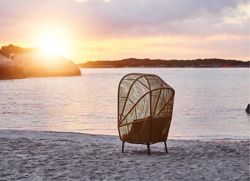 RILLY Cocoon Chair & Footstool 50% Off - Outdoor Furniture