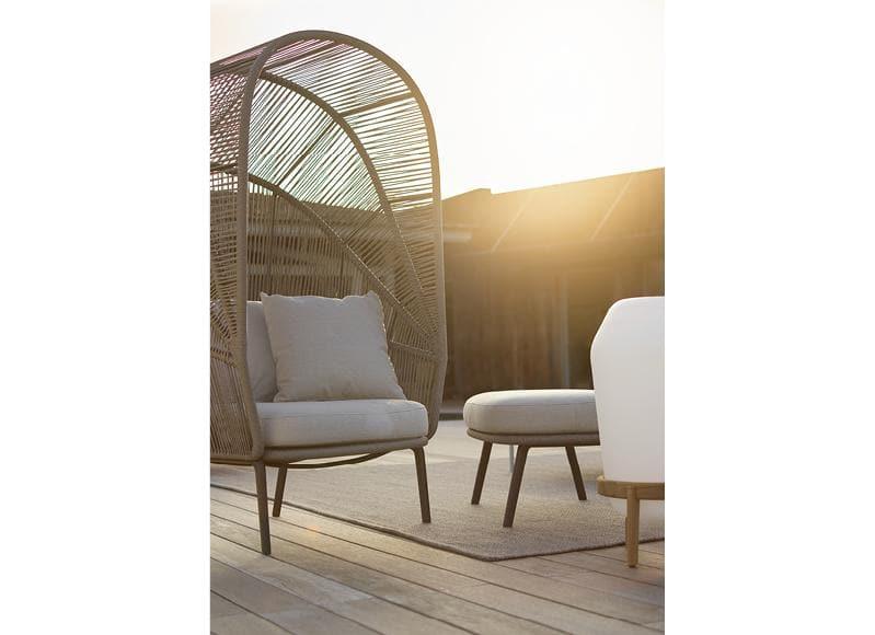 RILLY Cocoon Chair & Footstool 50% Off - Outdoor Furniture