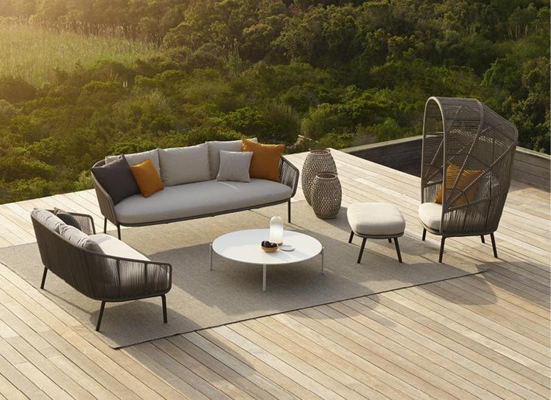 RILLY Cocoon Chair & Footstool 50% Off - Outdoor Furniture
