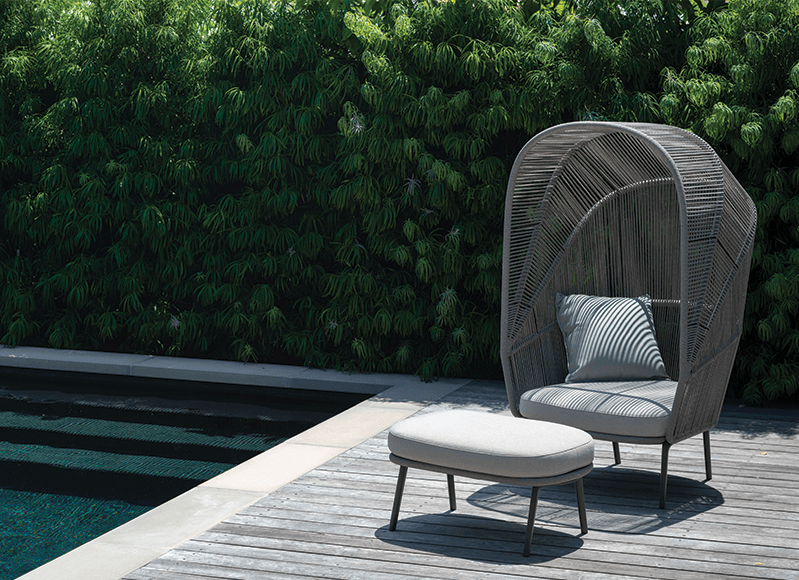 RILLY Footstool 30% Off - Outdoor Furniture