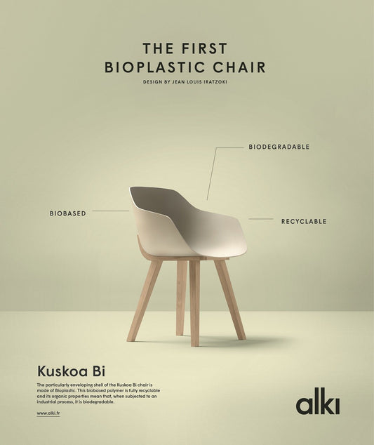 Kuskoa Bi by Alki – The First Bioplastic Chair!