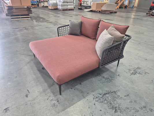 Aireys Woven Daybed in Merlot Red