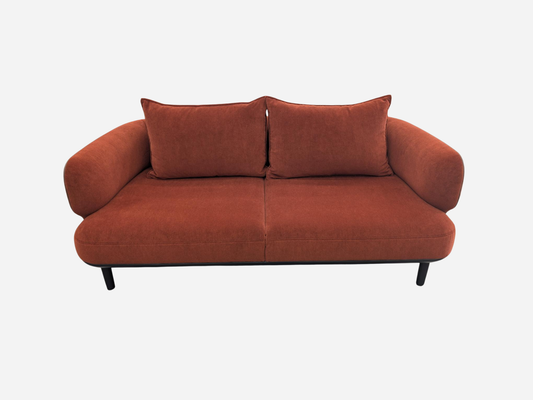 Johanna Sofa in Ochre Velvet