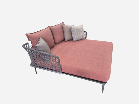 Aireys Woven Daybed in Merlot Red