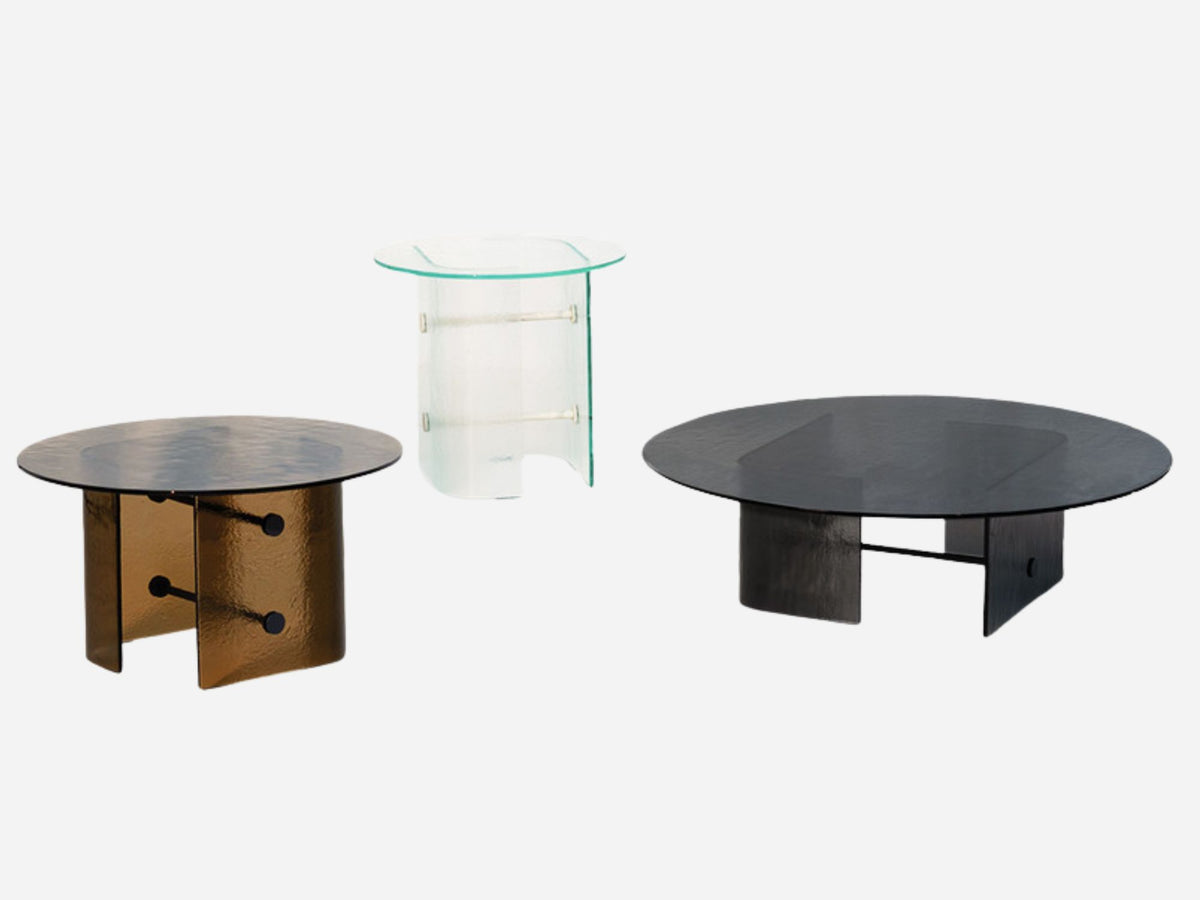 Double L Glaze Coffee Tables (Outdoor)