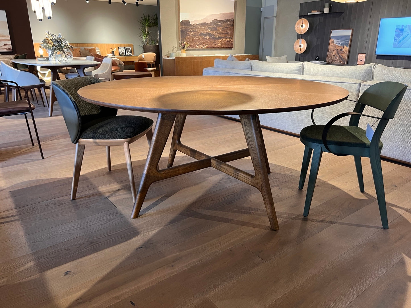 Johanna Round Timber Table 160cm