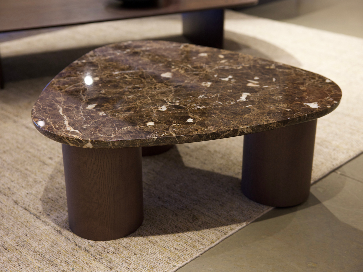 Jade Coffee Table in Emperador Marble