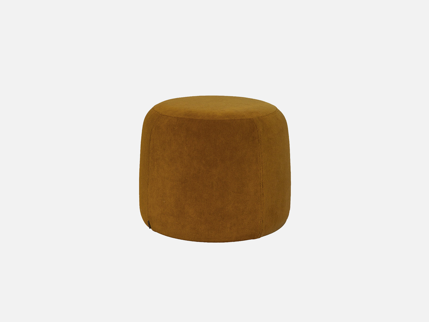 Johanna Ottoman in Alpaca Velvet Ochre