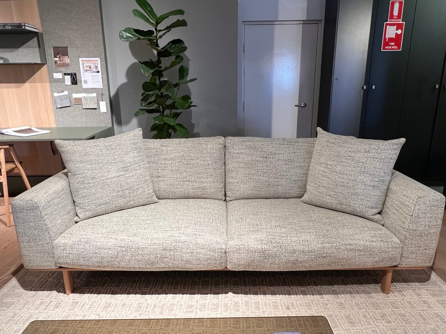 Otway Sofa in Entwine Granite