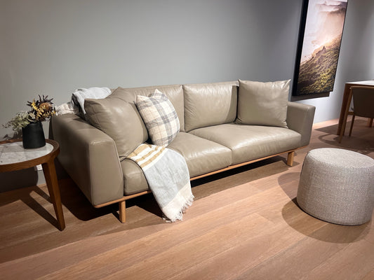 Otway Sofa in Brusio Fog Leather
