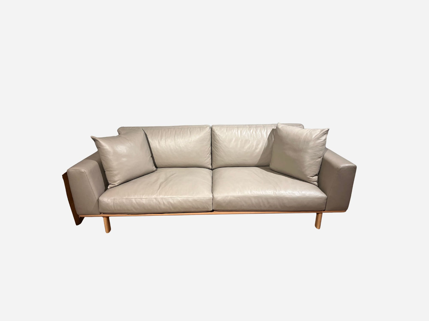 Otway Sofa in Brusio Fog Leather