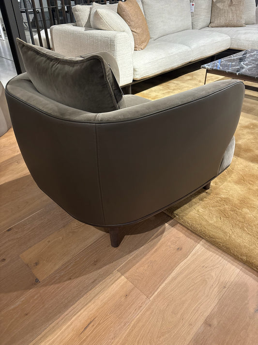 Johanna Occasional Chair in Oxford Velvet