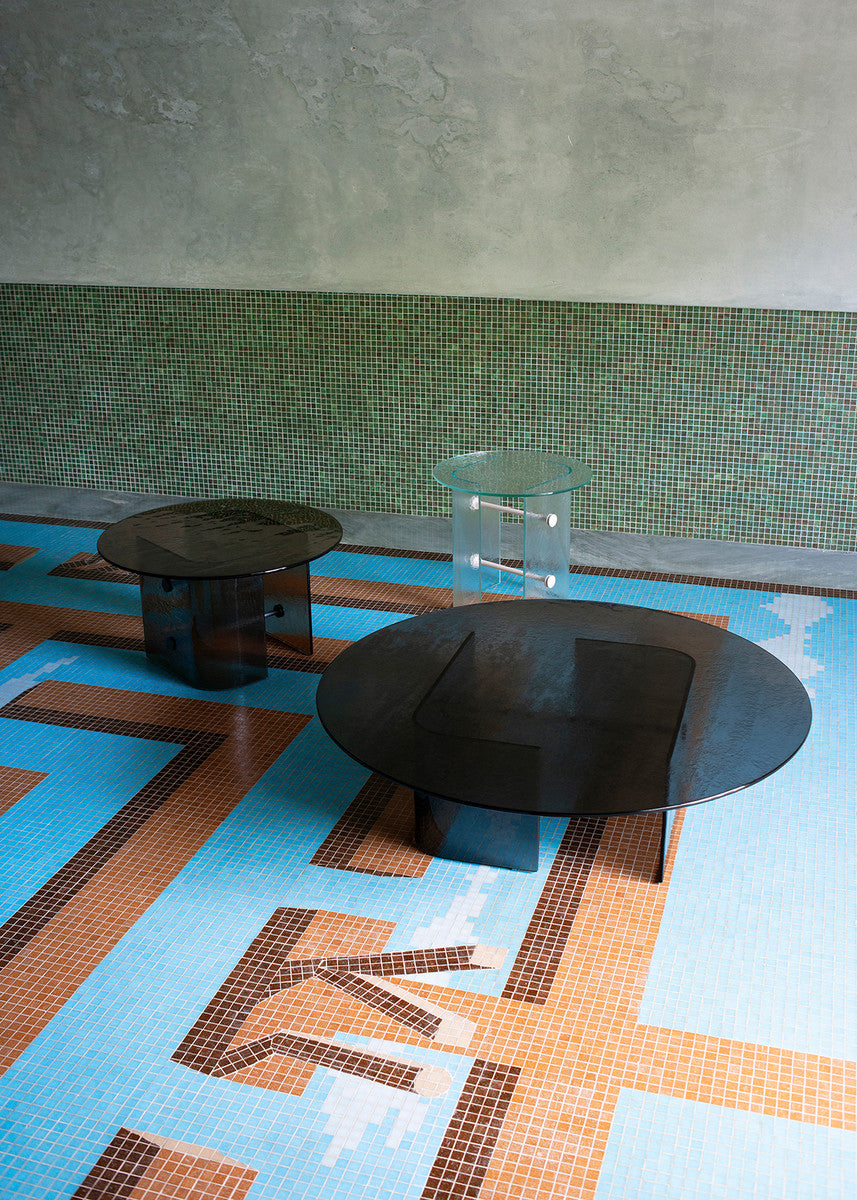 Double L Glaze Coffee Tables (Outdoor)
