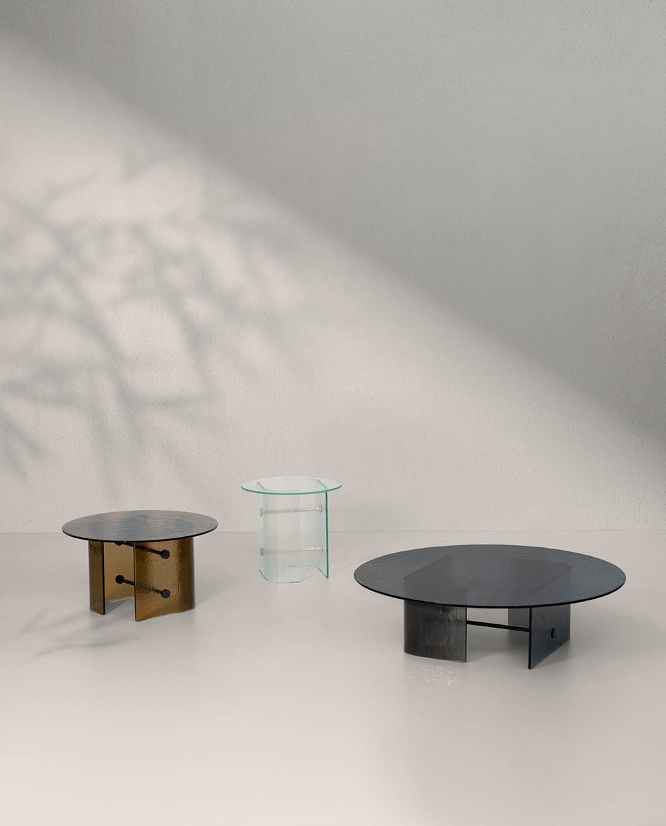 Double L Glaze Coffee Tables (Outdoor)