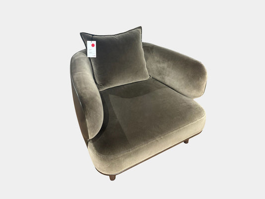 Johanna Occasional Chair in Oxford Velvet