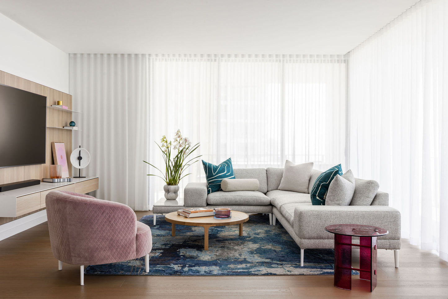 Double L Glaze Coffee Tables