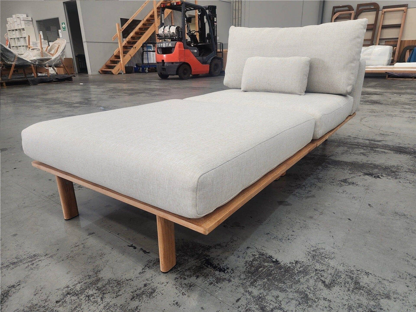 Addis Daybed with Teak Base Outdoor Furniture Kett 