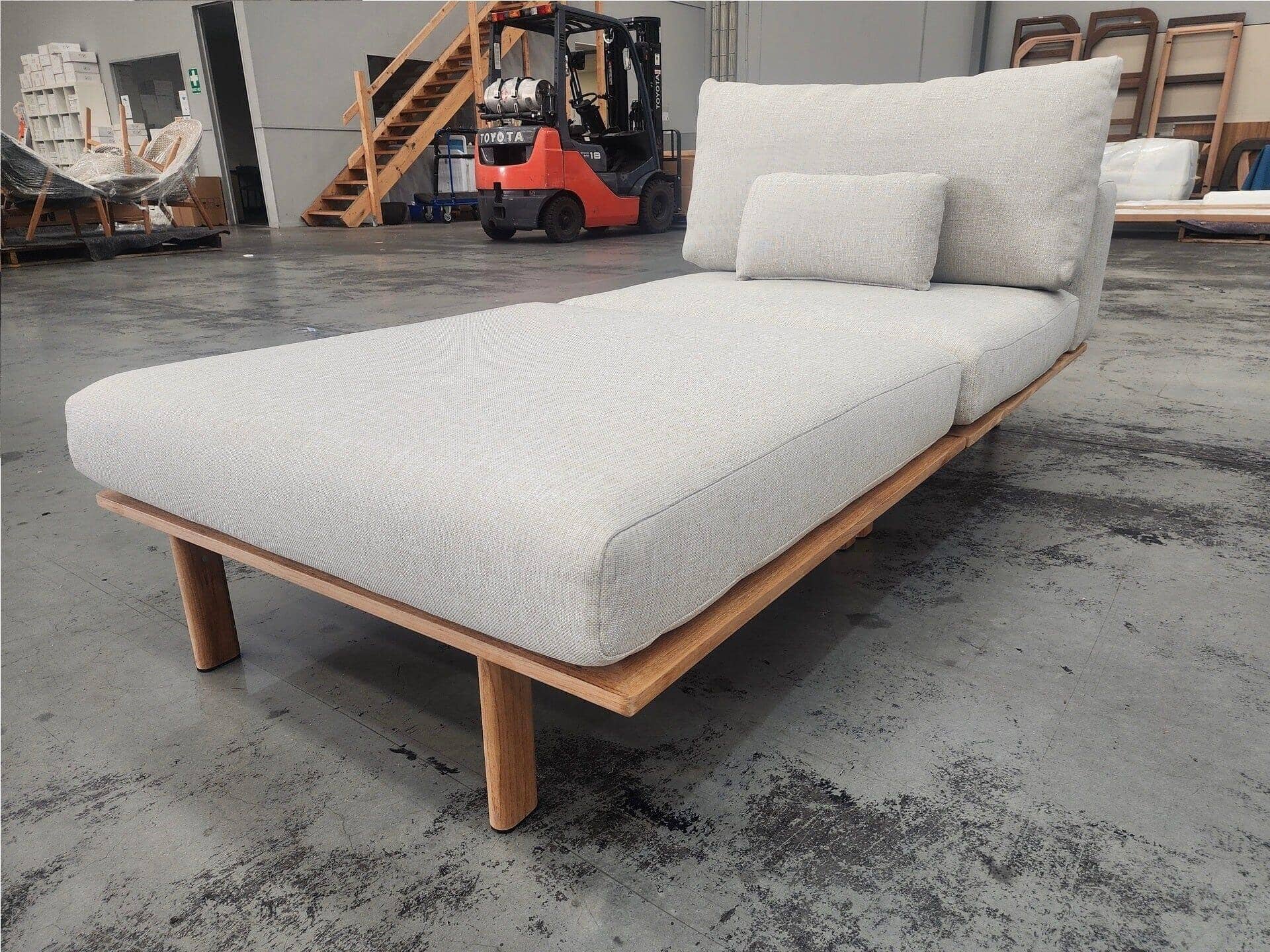 Addis Daybed with Teak Base Outdoor Furniture Kett 