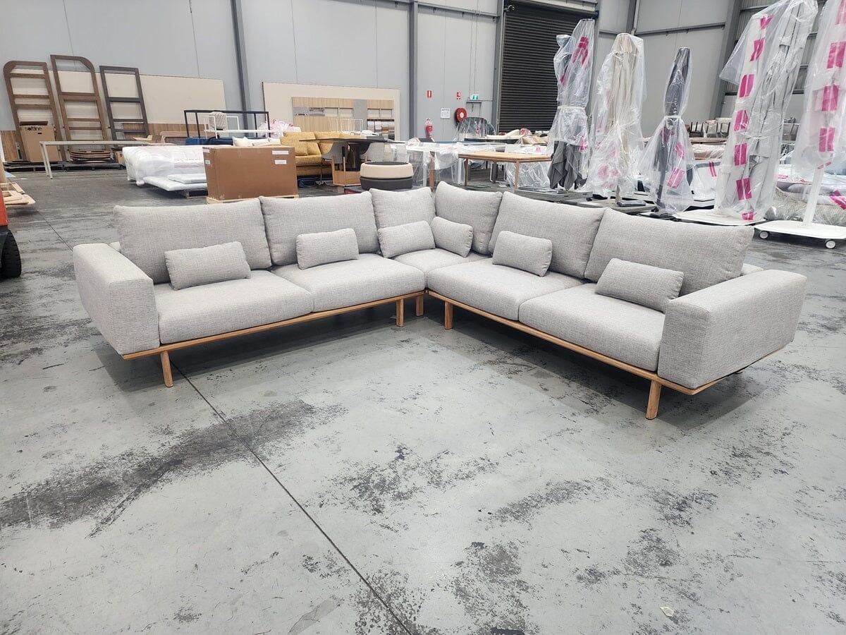 Addis Modular Sofa with Teak Base - Outdoor Furniture