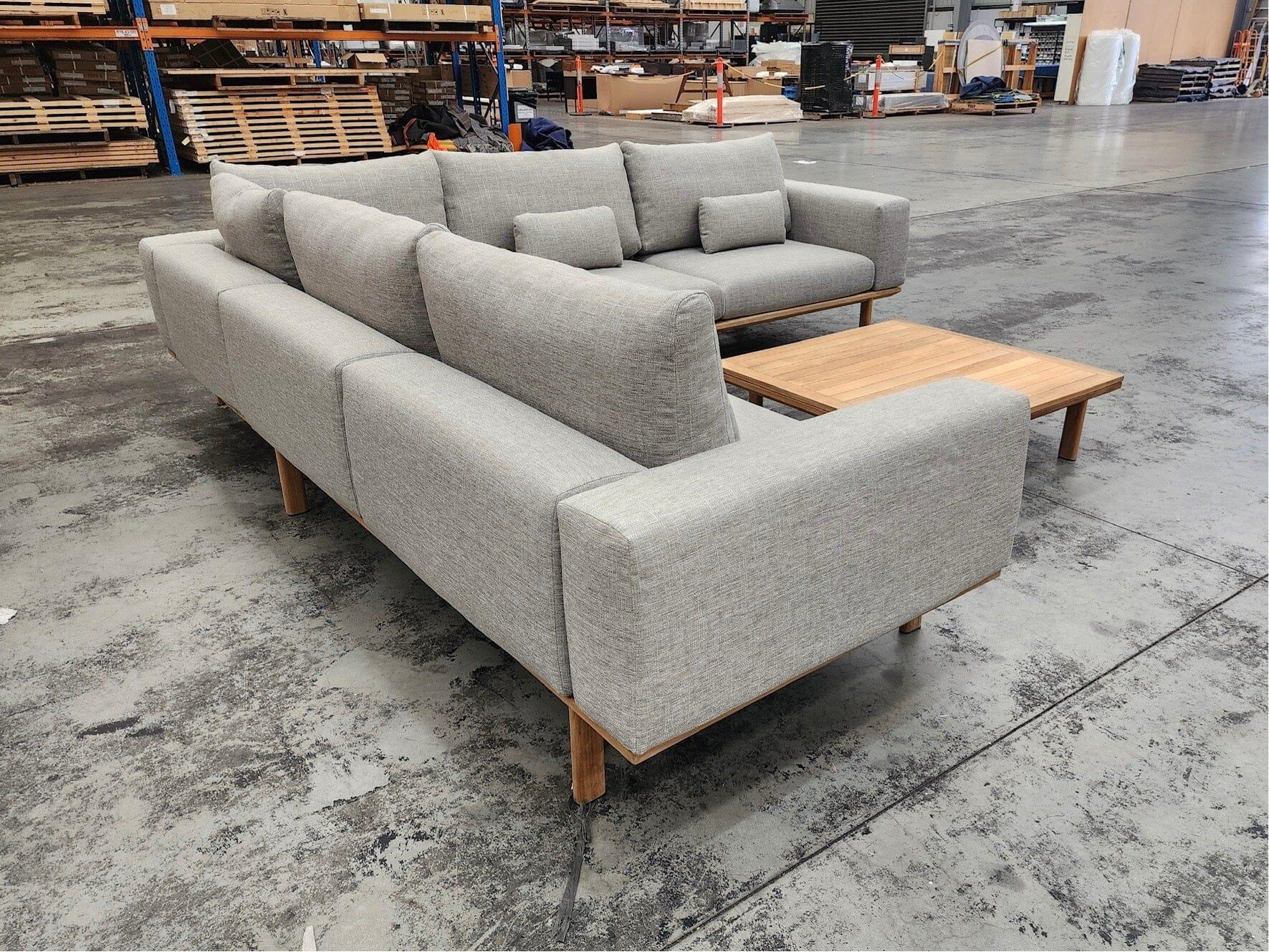 Addis Modular Sofa with Teak Base - Outdoor Furniture