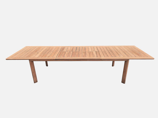 Addis Teak Extension Table 256-374cm (Item #1A) Outdoor Furniture Kett 
