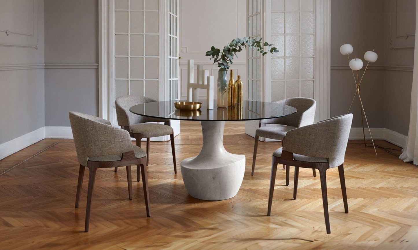 Anfora Glass Table Indoor Furniture Potocco 
