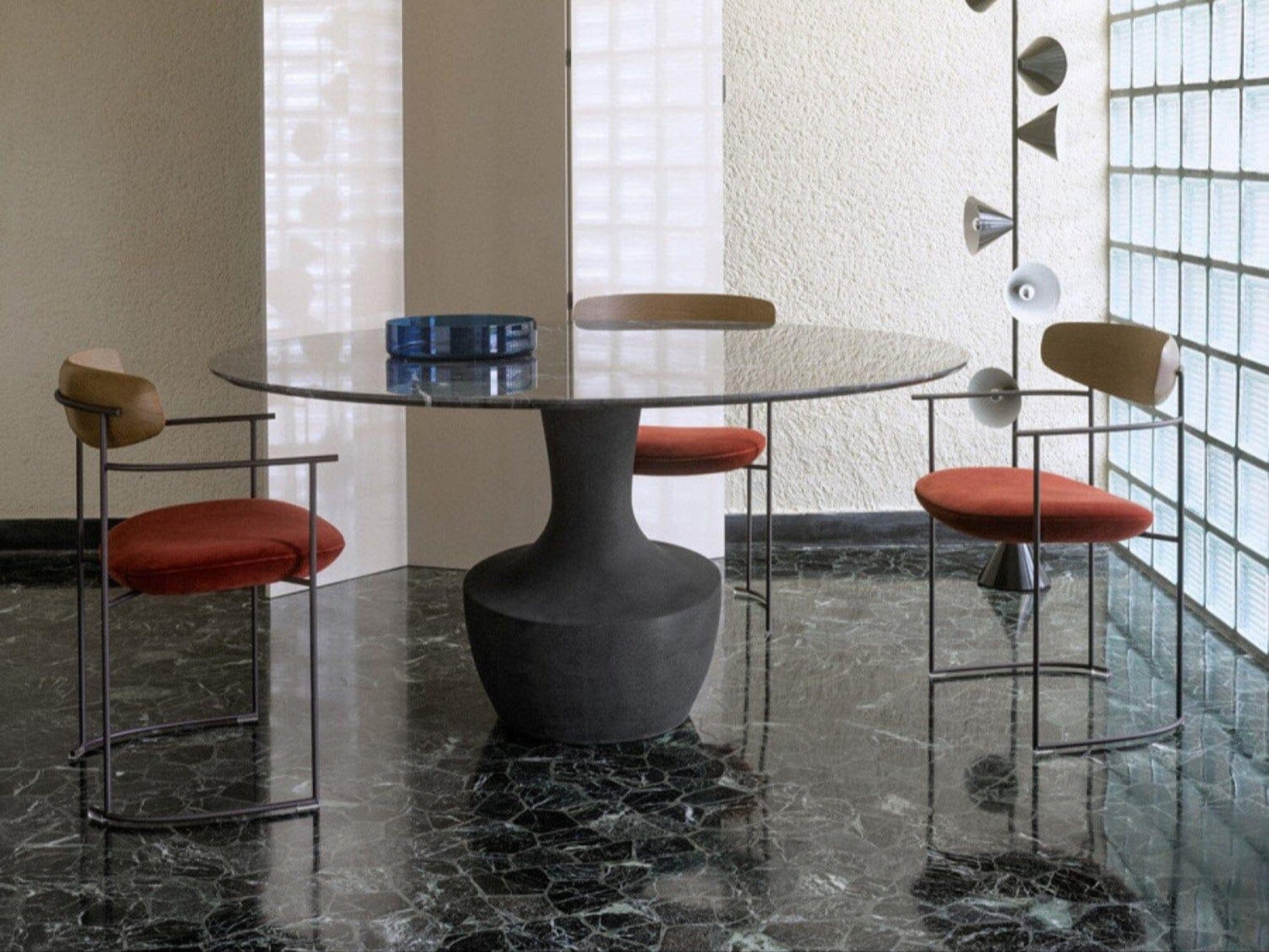Anfora Marble Table Indoor Furniture Potocco 