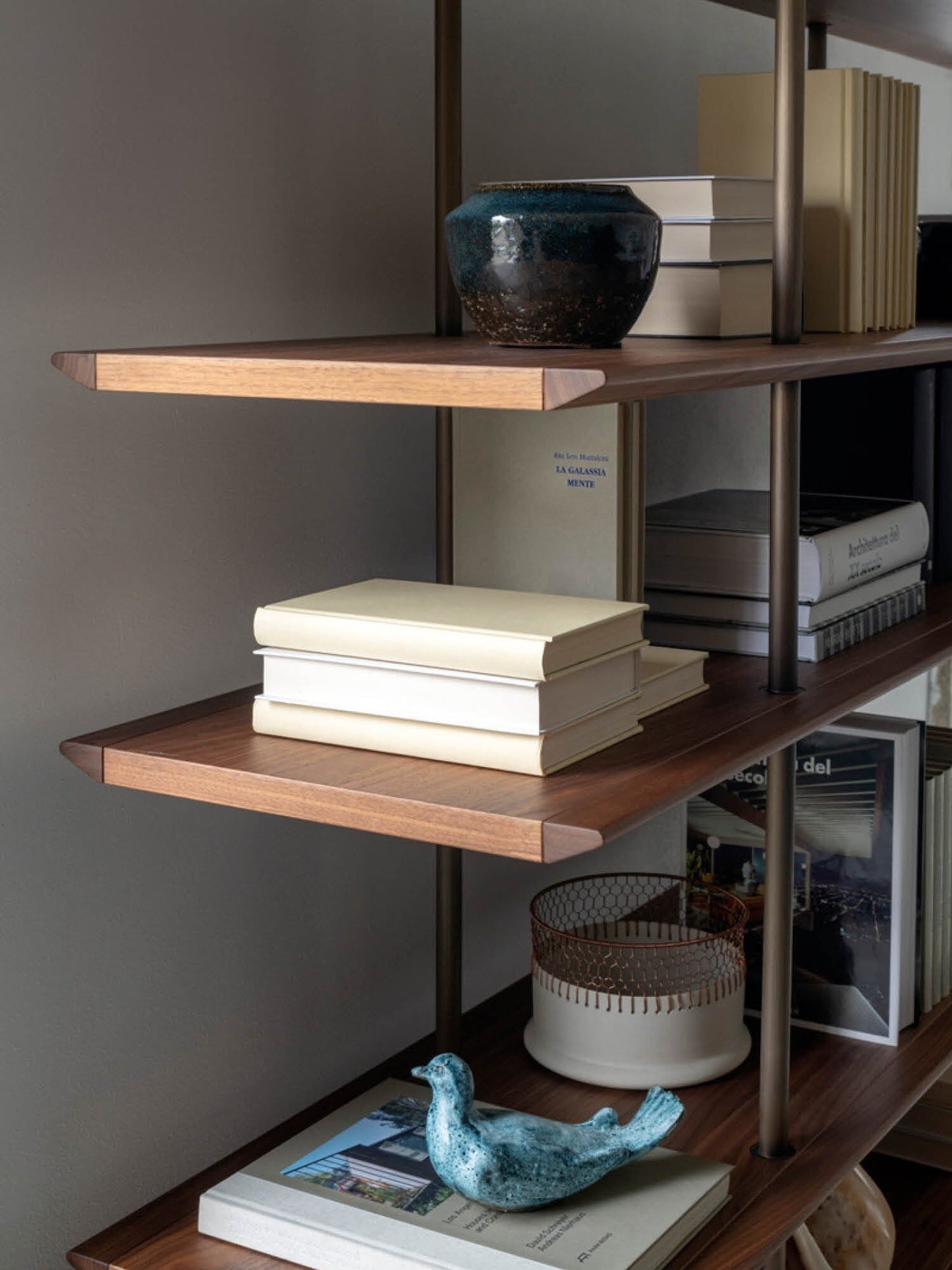 Arial Bookcase Indoor Furniture Potocco 