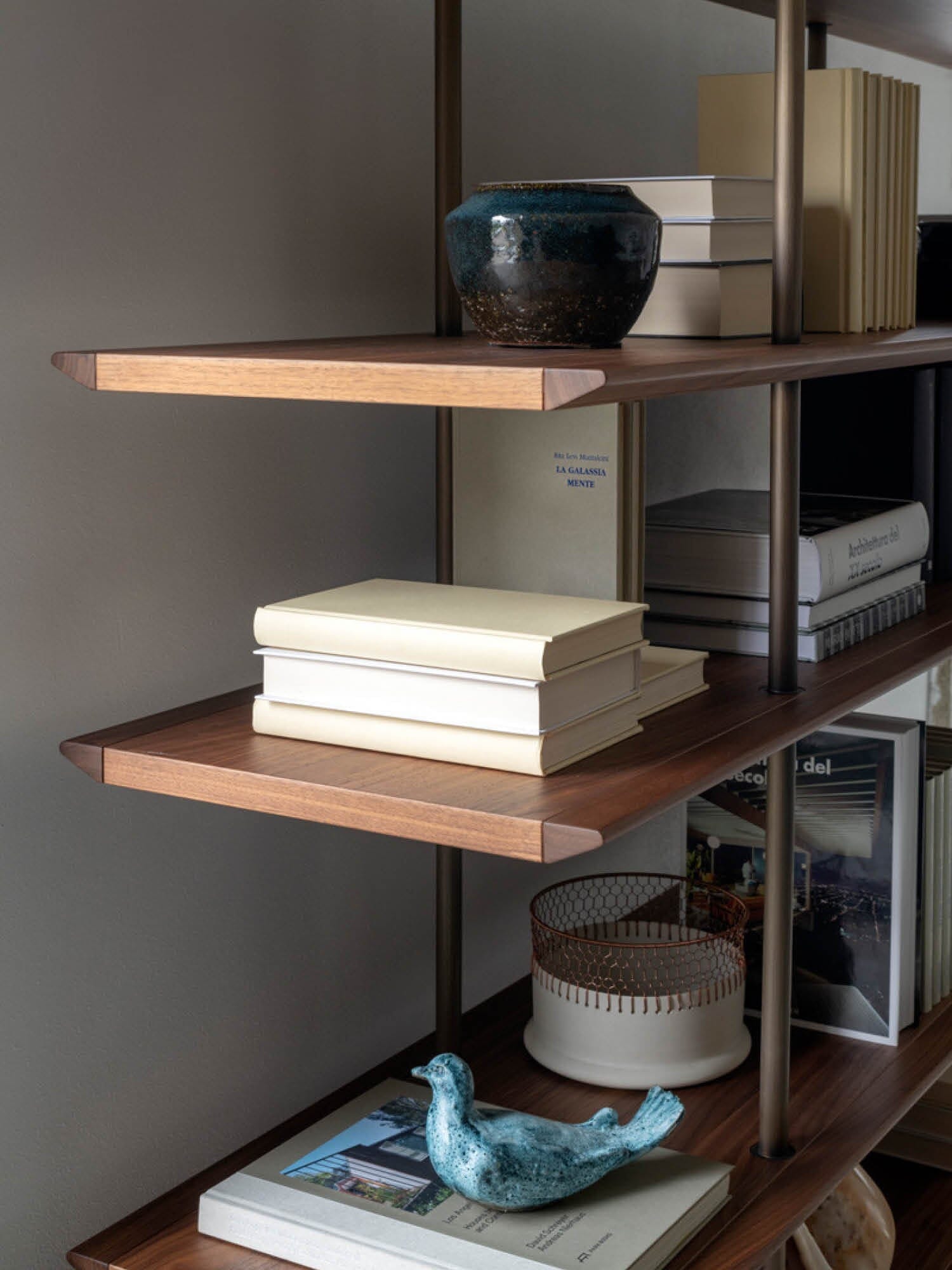 Arial Bookcase Indoor Furniture Potocco 