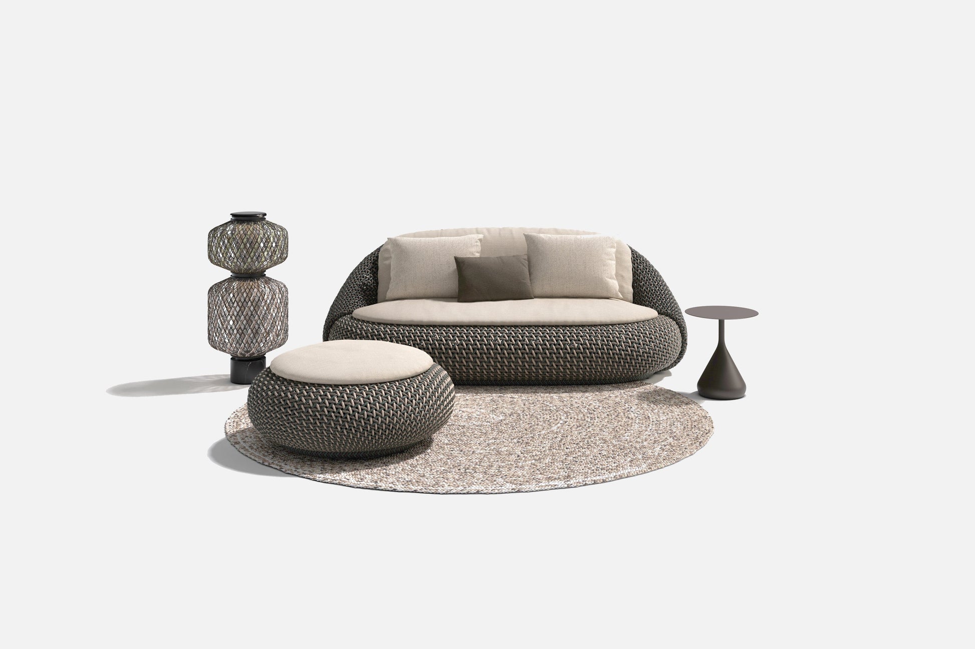 ATOLO Footstool Outdoor Furniture DEDON 