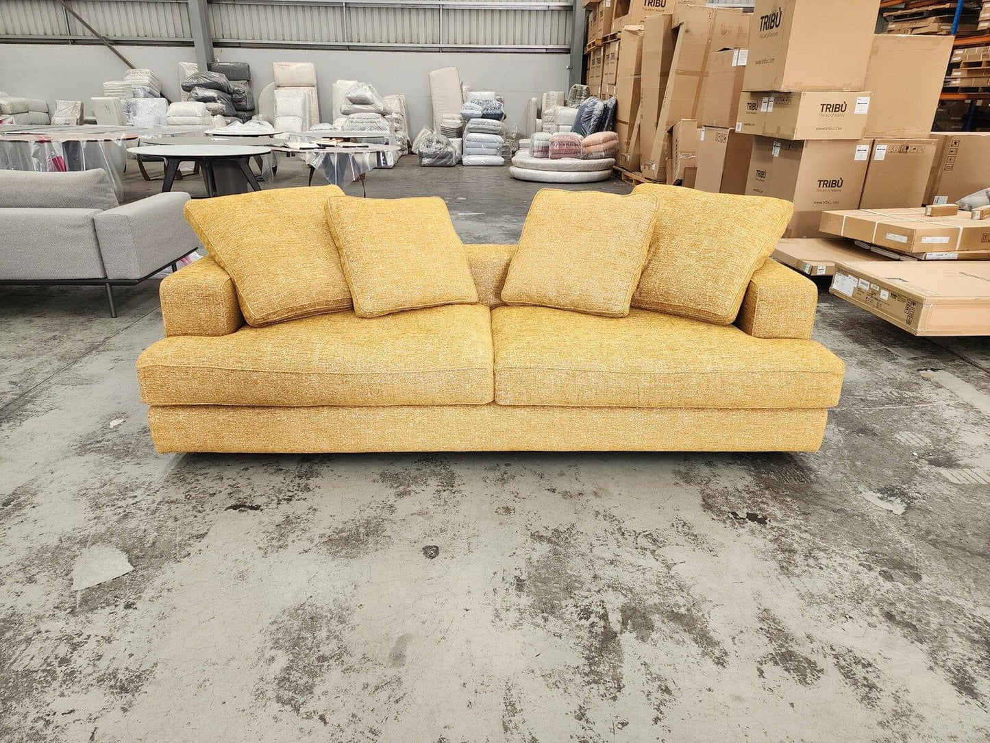 Bellbrae Sofa in Lucca Amber - Indoor Furniture