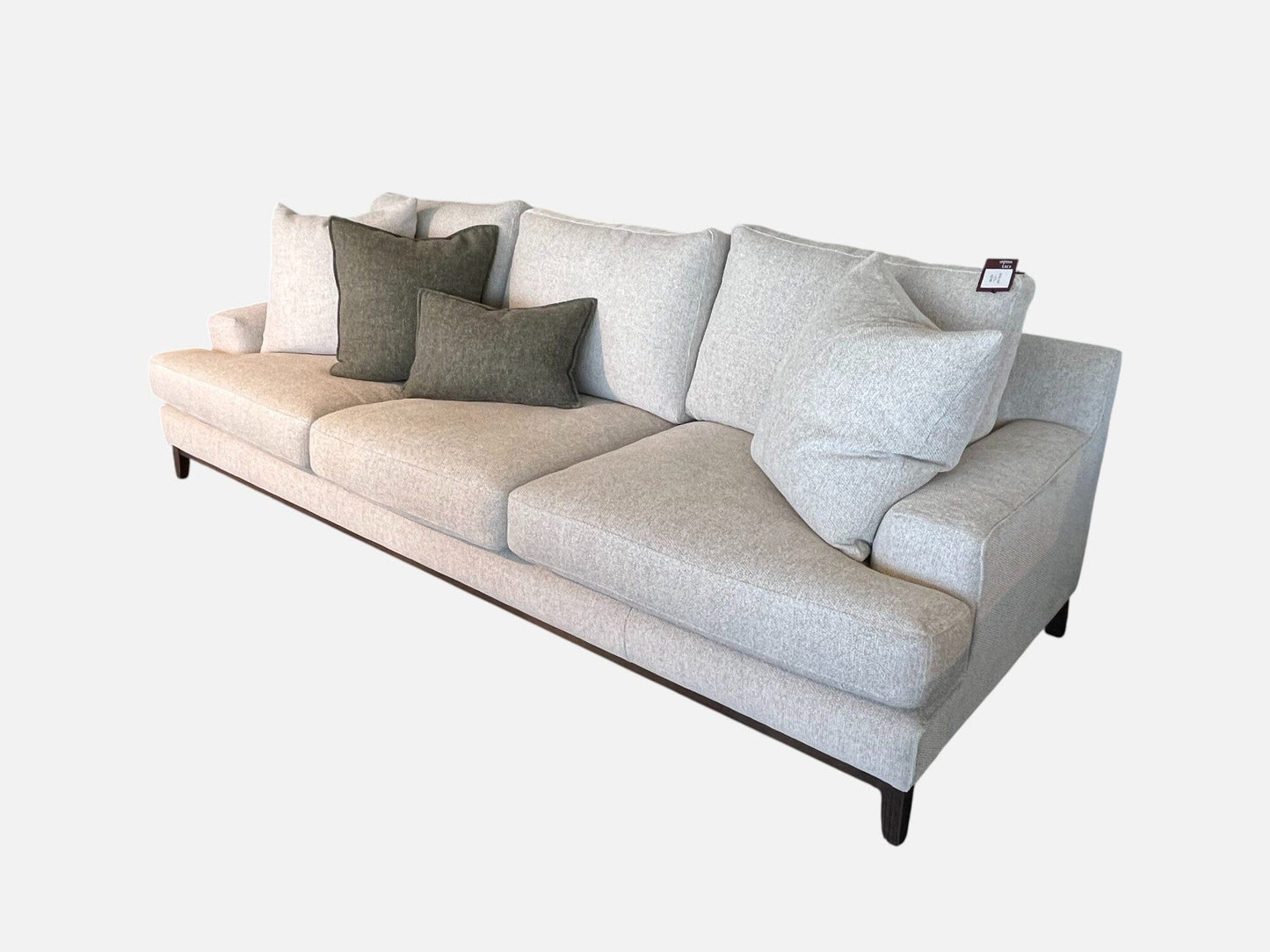 Belle Sofa 250cm in Lucca Linen Indoor Furniture Kett 