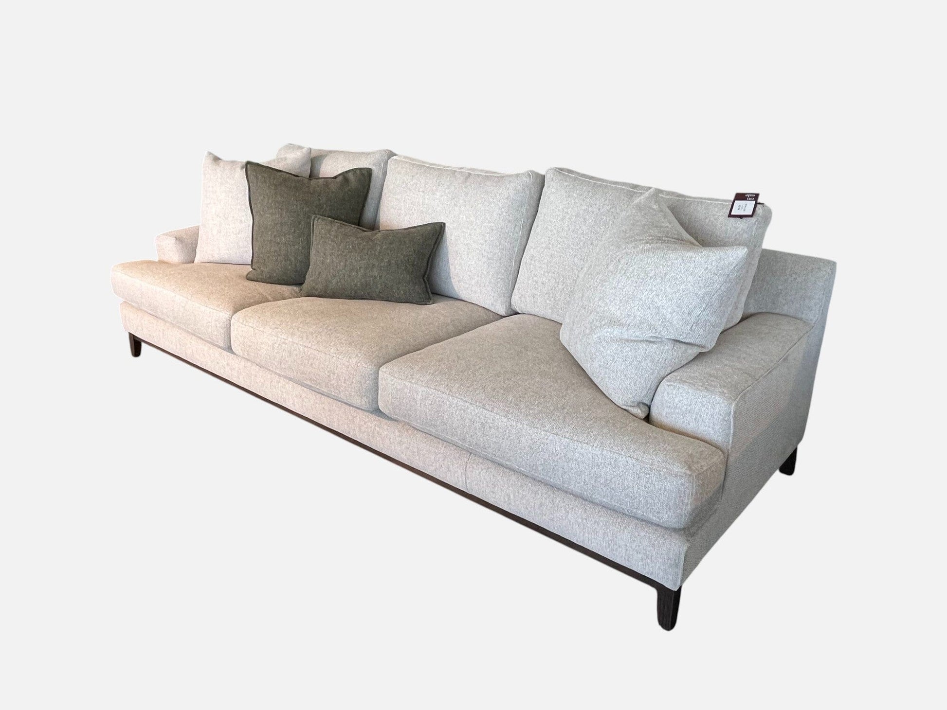 Belle Sofa 250cm in Lucca Linen Indoor Furniture Kett 