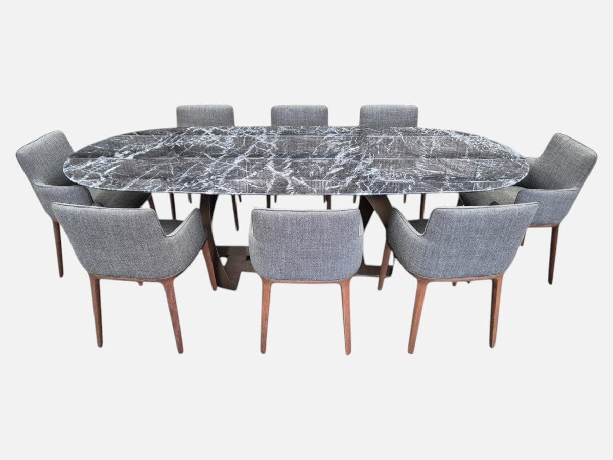 Bon Bon Table and Candy Armchairs Indoor Furniture Potocco 