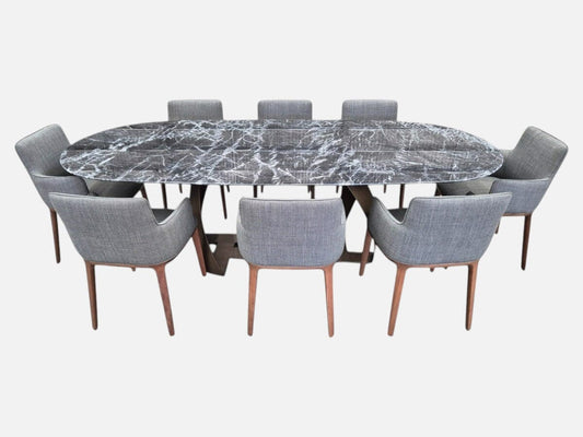 Bon Bon Table and Candy Armchairs Indoor Furniture Potocco 