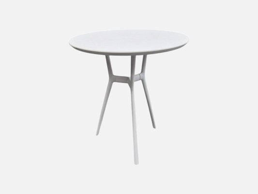 Branch Bistro Table in White Outdoor Furniture Tribu 