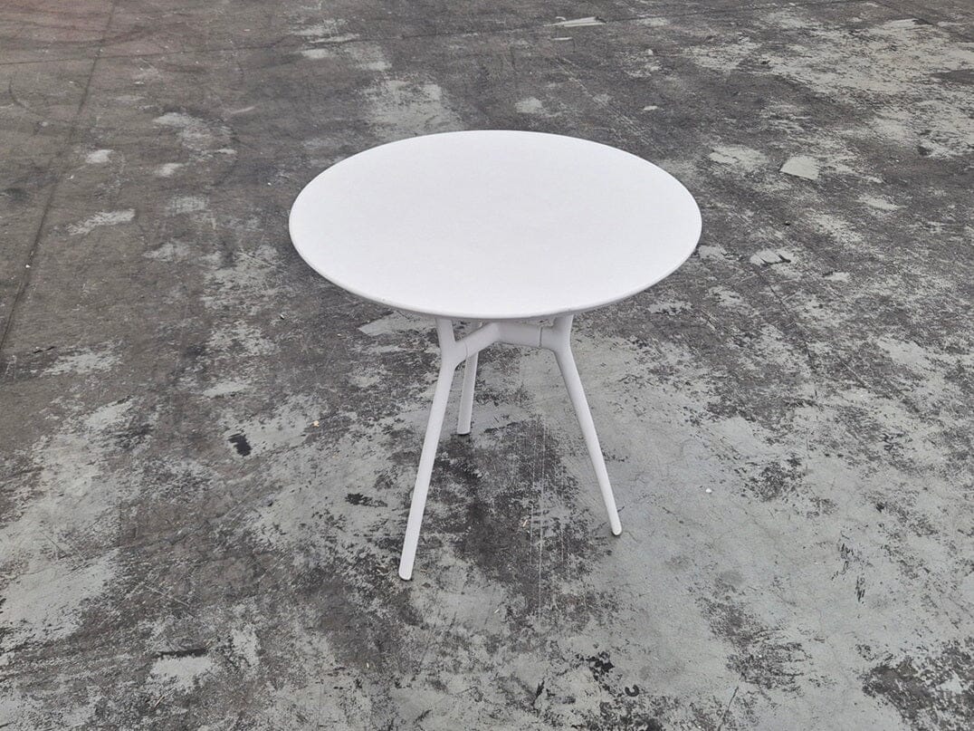 Branch Bistro Table in White Outdoor Furniture Tribu 