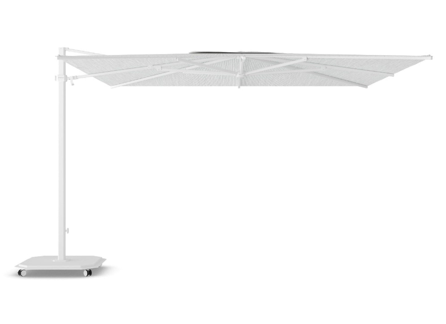 Caractere 370cm Side Pole Umbrella in Graumel - Outdoor Furniture