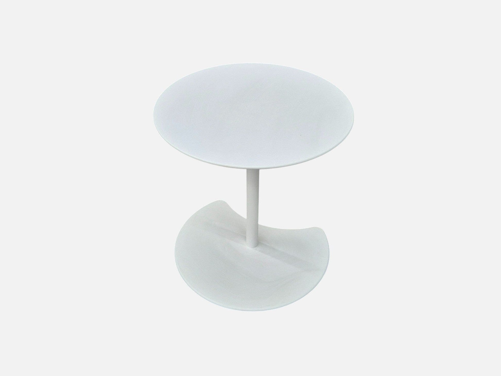 Drops Side Table in White Outdoor Furniture Tribu 