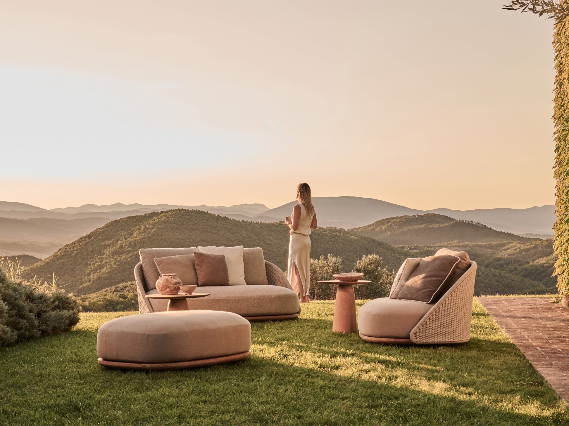 Elio Ottoman Outdoor Furniture Tribu 