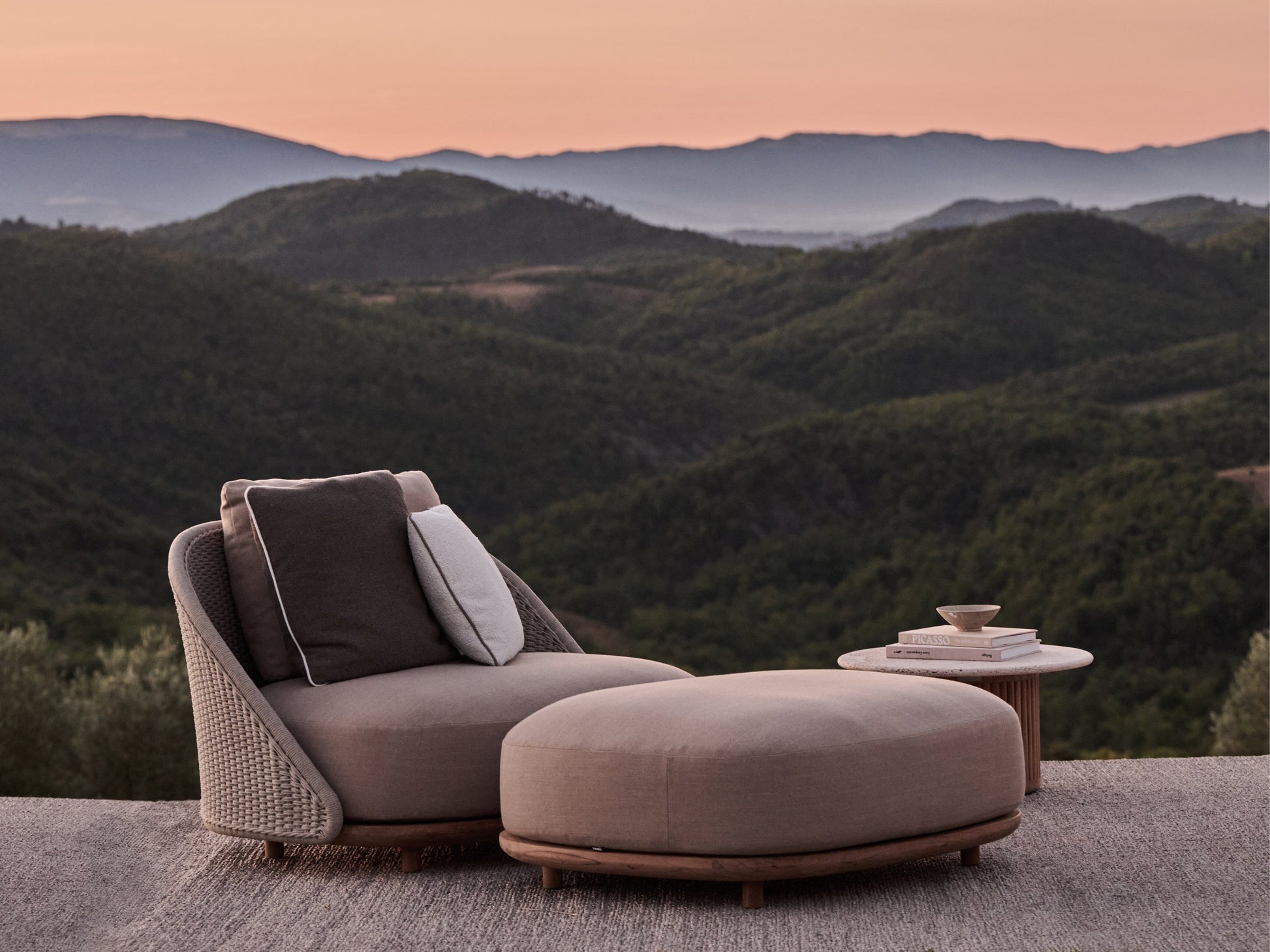 Elio Ottoman Outdoor Furniture Tribu 