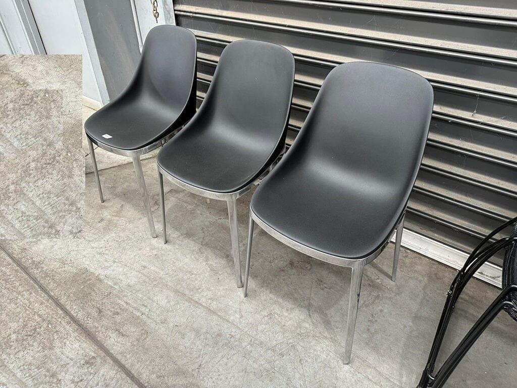 Elle Polished Chairs (3) - Indoor Furniture