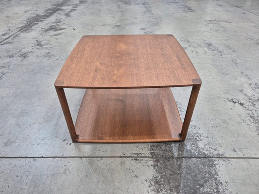 Erskine Side Table 80x80cm in Light Walnut